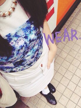 加奈◎さん（レディース・165cm）の春コーディネート