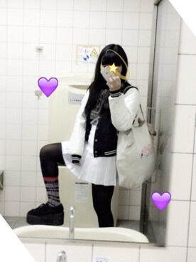 「g.v.g.v.」｜「アイテム（スタジャン）」を使った、asukaさん（レディース・154cm）の春コーディネート