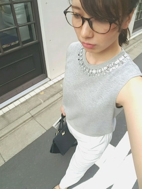 「business casual」｜「アイテム（ワンピース/ドレス）」を使った、annaさん（レディース・159cm）の夏コーディネート