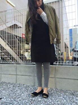 karinさん（レディース・152cm）の冬コーディネート