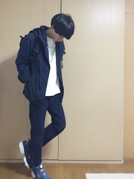 「Reebok（リーボック）のアイテム（その他）」を使った、しゅうさん（メンズ・168cm）の秋コーディネート