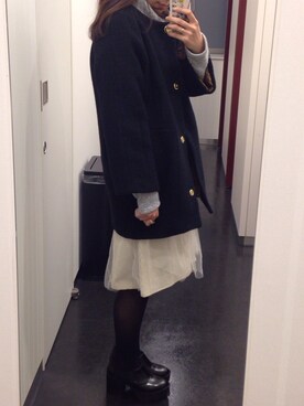 「MONKI（モンキ）のアイテム（パンプス）」を使った、へのじさん（レディース・161cm）の冬コーディネート