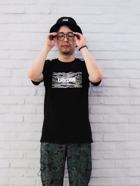 「アイテム（帽子）」を使った、신지훈さん（メンズ・176cm・20代）の夏コーディネート