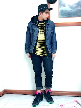 「PUMA（プーマ）のアイテム（ナイロンジャケット）」を使った、Gorbinzsheさん（メンズ・170cm）の秋コーディネート