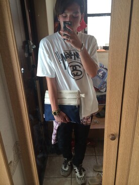 「A（エィス）のアイテム（アクセサリー）」を使った、かずきさん（メンズ・174cm）の夏コーディネート