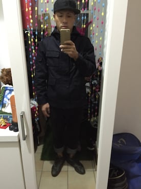 「FTC（エフティーシー）のアイテム（マウンテンパーカー）」を使った、T100さん（メンズ・173cm）の秋コーディネート