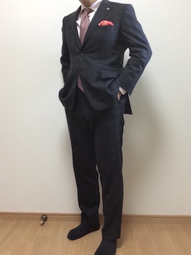 「仕事着」｜「アイテム（財布/小物）」を使った、だいざえもんさん（メンズ・166cm）の秋コーディネート