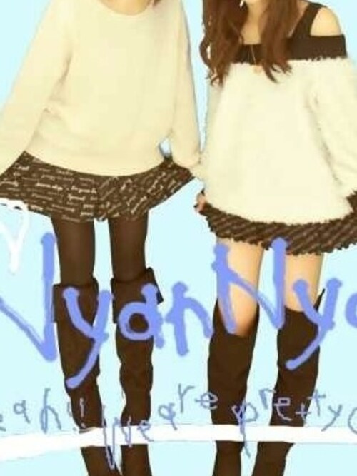 みゅ~ぽん｜Hanys Closetのニット・セーターを使ったコーディネート - WEAR