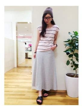 「rich-（リッチ）のアイテム」を使った、manaさん（レディース・168cm）の春コーディネート