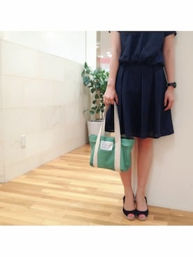 「Adam et Rope A・E・R（アダムエロペ）のアイテム（サンダル）」を使った、manaさん（レディース・168cm）の夏コーディネート