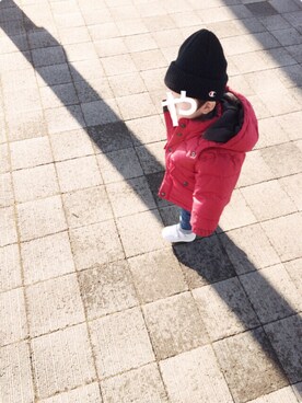 yamさん（キッズ・70cm）の冬コーディネート