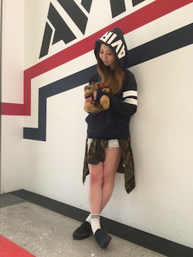 「sporty」｜TANAKAさん（レディース・158cm）の夏コーディネート