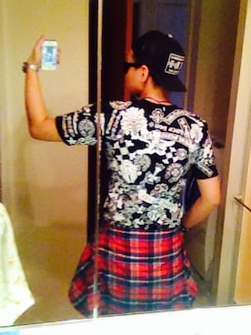 「McGREGOR CLASSIC（マックレガークラシック）のアイテム（トップス）」を使った、KiNさん（メンズ・173cm）の夏コーディネート