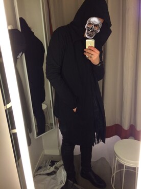 「フード」｜KiNさん（メンズ・173cm）の冬コーディネート