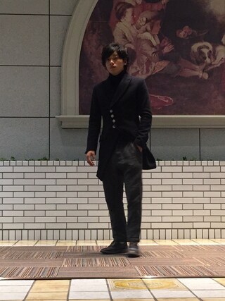 Vivienne Westwoodのチェスターコート（ブルー系）を使った人気