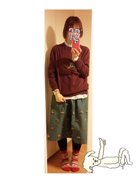 らぶこさん（レディース・162cm）の冬コーディネート