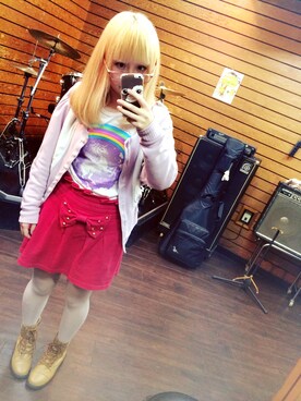 「SWIMMER（SWIMMER）のアイテム（ブーツ）」を使った、あじじまあじこさん（レディース・153cm）の秋コーディネート