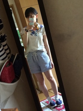 「ショーパン」｜「アイテム（財布/小物）」を使った、yuriさん（レディース・150cm）の夏コーディネート