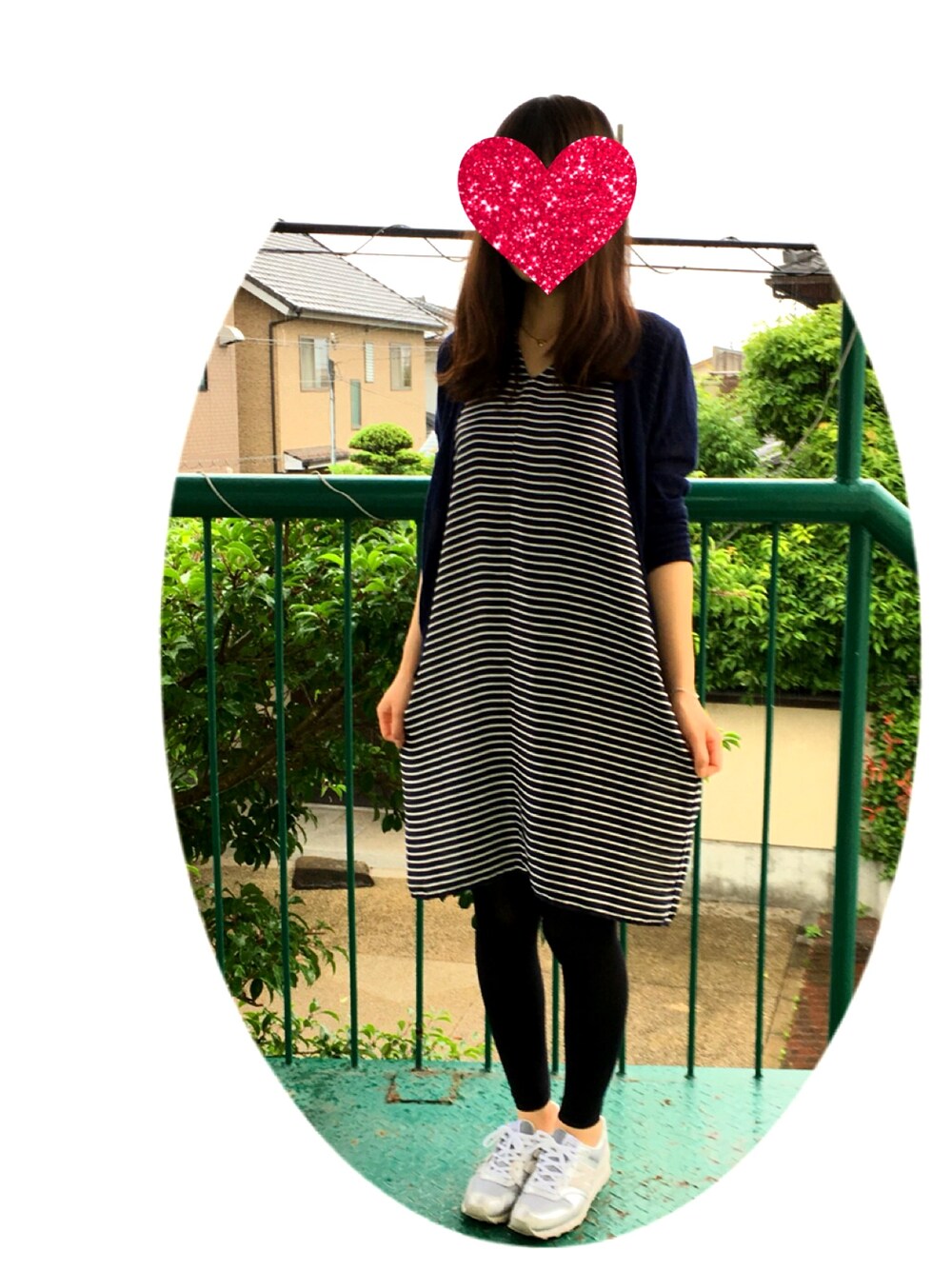 「UNIQLOのアイテム（カーディガン/ボレロ、ブルー系）」を使った、cheshiさん（レディース・161cm）の夏コーディネートの1枚目の写真