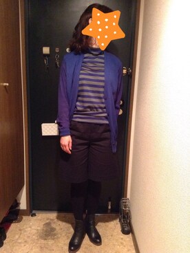 「MID by MIDWEST（ミッド バイ ミッドウエスト）のアイテム（ブーツ）」を使った、akiフォーさん（レディース・163cm）の冬コーディネート