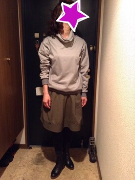 「MID by MIDWEST（ミッド バイ ミッドウエスト）のアイテム（ブーツ）」を使った、akiフォーさん（レディース・163cm）の春コーディネート