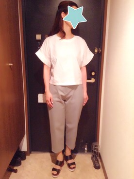 「厚底」｜akiフォーさん（レディース・163cm）の夏コーディネート