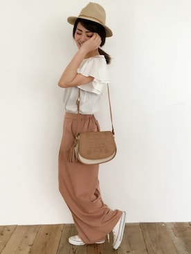 「CONVERSE（コンバース）のCONVERSE ALL STAR　ハイカットスニーカー（スニーカー）」を使った、AyaKondoさん（レディース・164cm）の春コーディネート