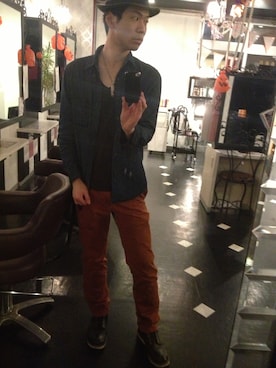 「RED WING SHOES（レッドウィング）のアイテム（スニーカー）」を使った、たもさん（メンズ・176cm）の秋コーディネート