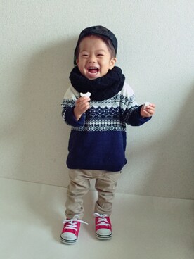 ruisboyさん(キッズ・70cm)の秋コーディネート