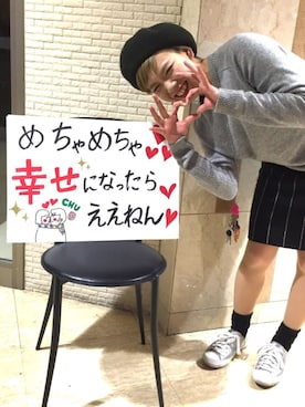 「MAISON DE REEFUR」｜「アイテム（ハンチング/ベレー帽）」を使った、❤︎あーちゃん❤︎さん（レディース・152cm）の夏コーディネート