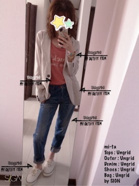 mi-ta◡̈✩さん（レディース・158cm）の夏コーディネート