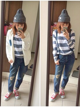 mi-ta◡̈✩さん（レディース・158cm）の春コーディネート