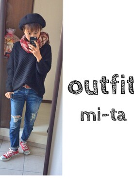 mi-ta◡̈✩さん（レディース・158cm）の秋コーディネート