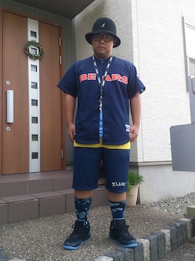 「アイテム（ハット）」を使った、はたぼーさん（メンズ・165cm）の秋コーディネート