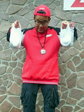 「CROOKS&CASTLES」｜はたぼーさん（メンズ・165cm）の秋コーディネート