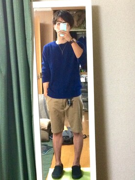 「スエット」｜辻永 元彌さん（メンズ・170cm）の春コーディネート