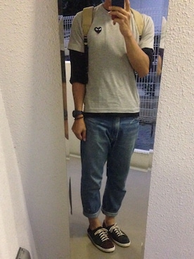 「Waste(twice)（ウェストトゥワイス）のアイテム（バッグ）」を使った、Mattsunさん（メンズ・172cm）の夏コーディネート