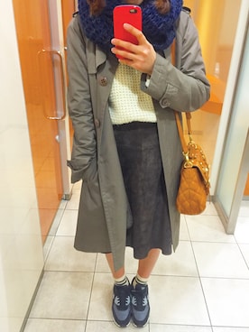 えみさん（レディース・160cm）の冬コーディネート