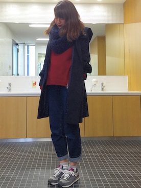 えみさん（レディース・160cm）の冬コーディネート