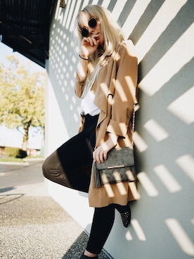 「TrenchCoats_TBrand」｜Paisleyさん（レディース・157cm）の秋コーディネート