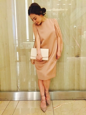 「Noble（ノーブル）のアイテム（バッグ）」を使った、ruriさん（レディース・153cm）の秋コーディネート