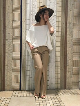 「Noble（ノーブル）の【CAROLYN COLBY】チョーカーネックレス◆（チョーカー）」を使った、ruriさん（レディース・153cm）の春コーディネート