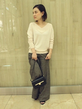 「Noble（ノーブル）のアイテム（サンダル）」を使った、ruriさん（レディース・153cm）の秋コーディネート