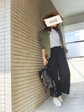 #K58さん（レディース・158cm）の秋コーディネート