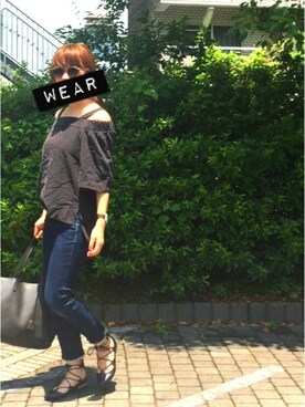 #K58さん（レディース・158cm）の夏コーディネート