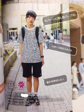 いちまつ君さん（メンズ・176cm）の夏コーディネート