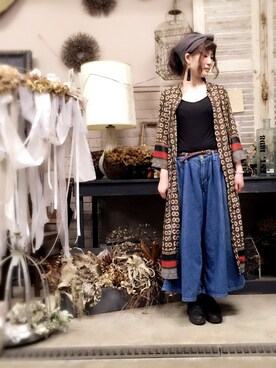 「Lee（リー）のアイテム（その他パンツ）」を使った、ayuminさん（レディース・160cm）の春コーディネート