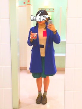 「Ray Cassin」｜「アイテム（チェスターコート）」を使った、ゆさん（レディース・164cm）の秋コーディネート