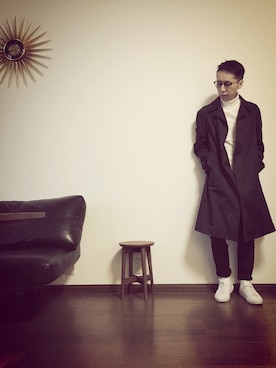 「COMMON PROJECTS（コモンプロジェクト）のアイテム（スニーカー）」を使った、t.nakahashiさん（メンズ・165cm・40代）の春コーディネート