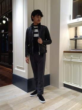 nano・universe The 1ｓｔ. Fｌoor ラゾーナ川崎店 STAFFさん（メンズ・170cm）の秋コーディネート